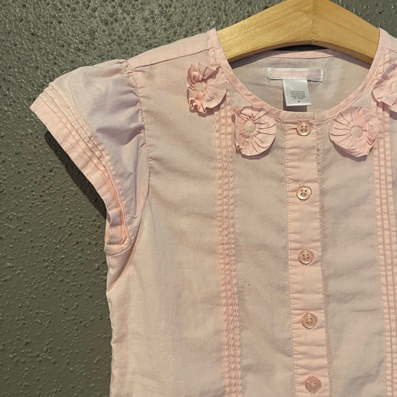 Janie and Jack Pintucked Corsage Top - Picture 7 of 11